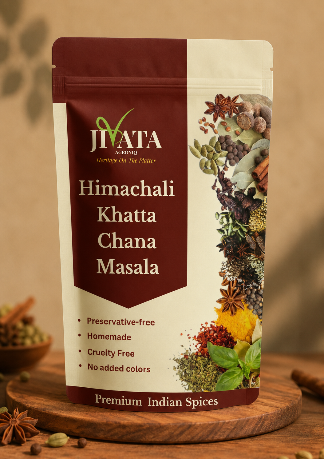Himachali Khatta Chana Masala (Jivata Agroniq)