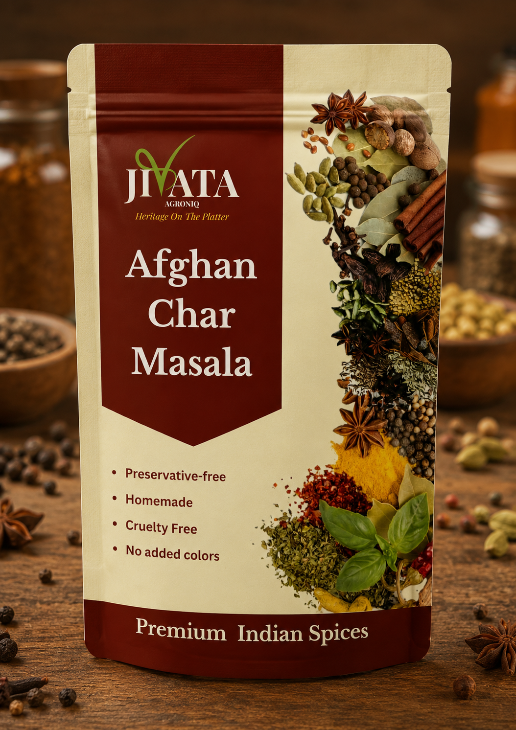 Afghan Char Masala (Jivata Agroniq)