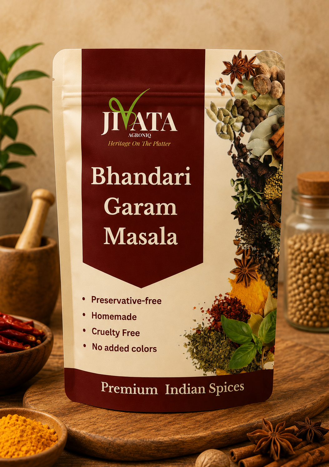 Bhandari Garam Masala (Jivata Agroniq)